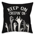 thumbnail image 1 of Creative Products Keep on Creepin on Zombies 18x18 Spun Poly Pillow, 1 of 3