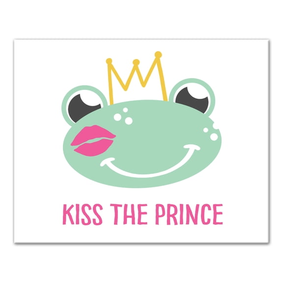 Creative Products Kiss The Prince 16x20 Canvas Wall Art
