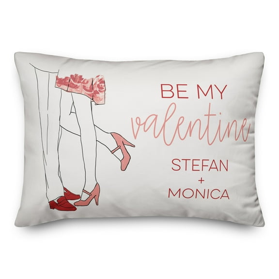Creative Products Kissing Couple 14x20 Personalized Spun Poly Pillow