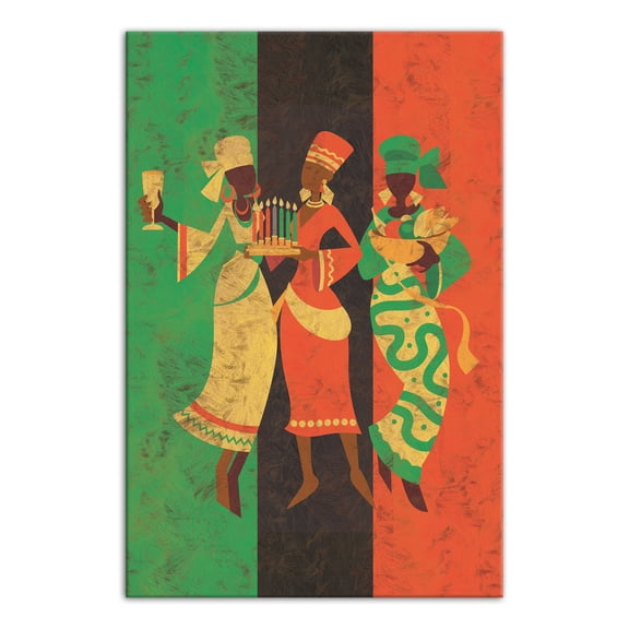 Creative Products Kwanzaa Celebration 12 x 18 Canvas Wall Art