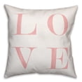 thumbnail image 1 of Creative Products LOVE 18x18 Spun Poly Pillow, 1 of 3