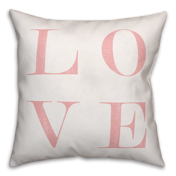 Creative Products LOVE 18x18 Spun Poly Pillow
