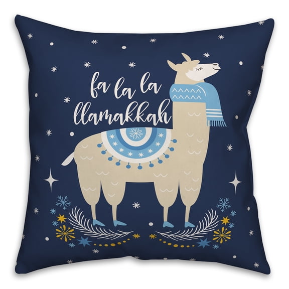 Creative Products La La Llamakkah 16x16 Spun Poly Pillow