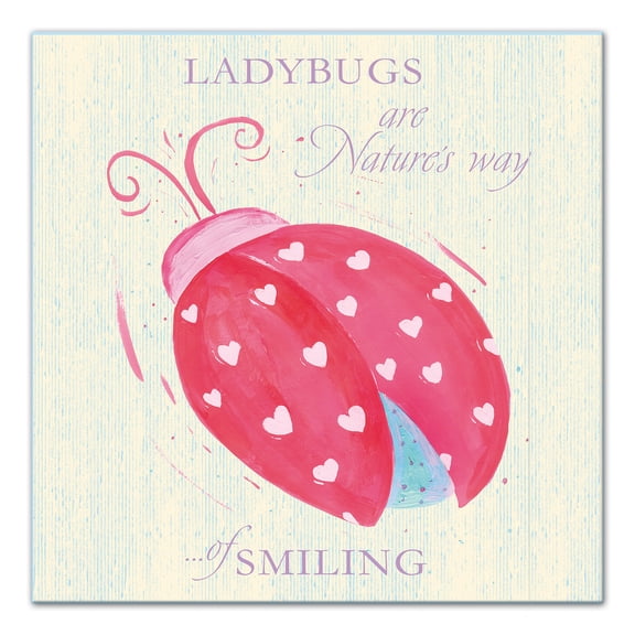 Creative Products Ladybug 12x12 Canvas Wall Art