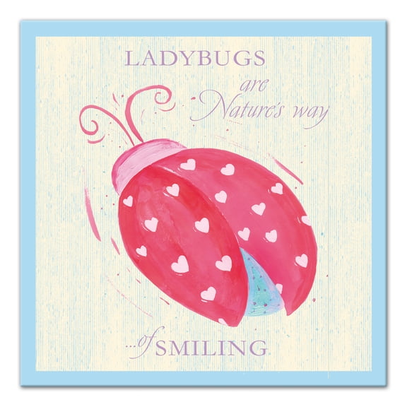Creative Products Ladybug 20x20 Canvas Wall Art