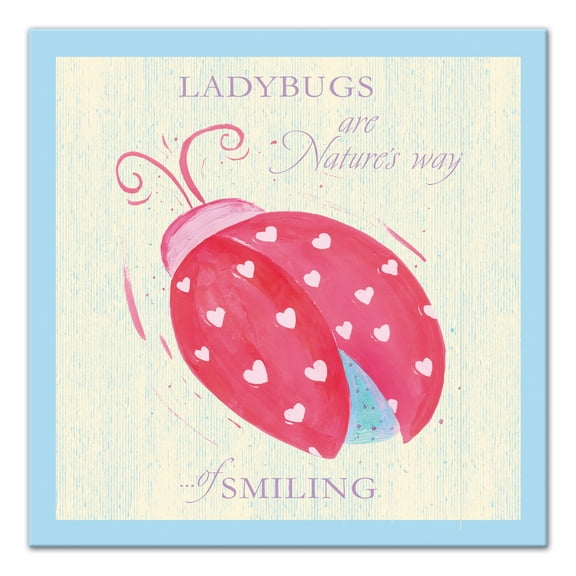 Creative Products Ladybug 24x24 Canvas Wall Art