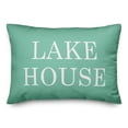 thumbnail image 1 of Creative Products Lake House Mint 14x20 Indoor / Outdoor Pillow, 1 of 2