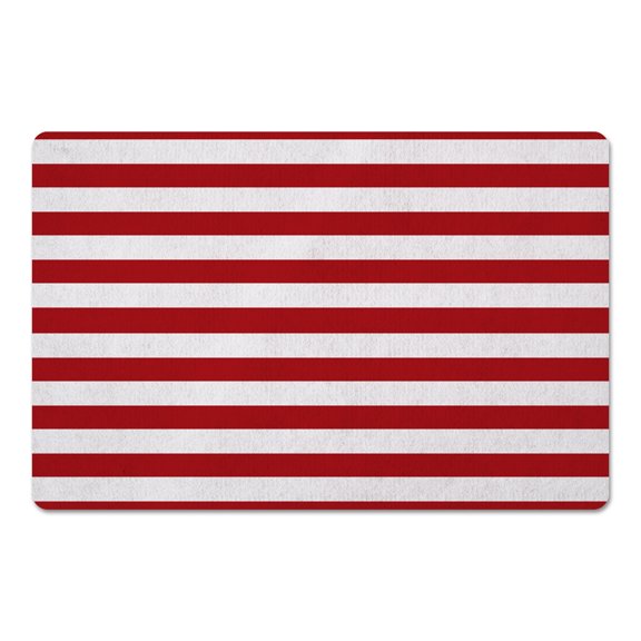 Creative Products Lake Stripes Red 27x18 Floor Mat