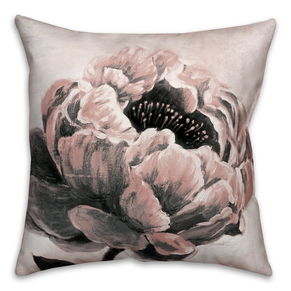 Creative Products Large Pink Bloom 26x26 Spun Poly Pillow