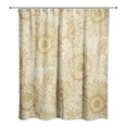 thumbnail image 1 of Creative Products Large Sunflower Head Gold and Yellow 71x74 Shower Curtain, 1 of 2