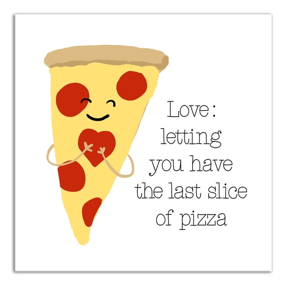 Creative Products Last Slice of Pizza 20x20 Canvas Wall Art