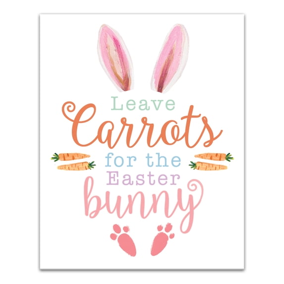 Creative Products Leave Carrots 16 x 20 Canvas Wall Art