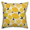 thumbnail image 1 of Creative Products Lemon Print 16x16 Indoor / Outdoor Pillow, 1 of 2