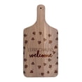thumbnail image 1 of Creative Products Leprechauns Welcome 8 x 17 Walnut Paddle Cutting Board, 1 of 1