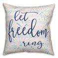 thumbnail image 1 of Creative Products Let Freedom Ring 18 x 18 Spun Poly Pillow, 1 of 3