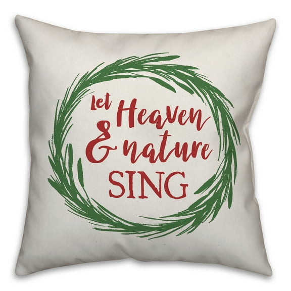 Creative Products Let heaven & nature sing 16x16 Spun Poly Pillow