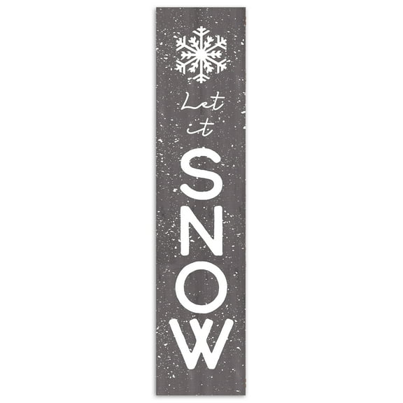 Creative Products Let it Snow 10.5 x 47 Porch Leaner