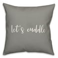 thumbnail image 1 of Creative Products Let's Cuddle 16x16 Spun Poly Pillow, 1 of 2