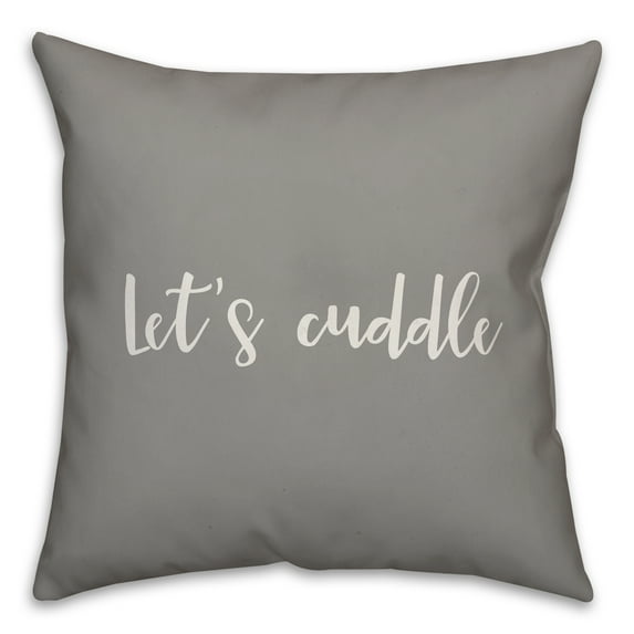 Creative Products Let's Cuddle 16x16 Spun Poly Pillow