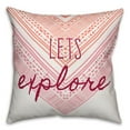 thumbnail image 1 of Creative Products Let's Explore 18x18 Throw Pillow, 1 of 1