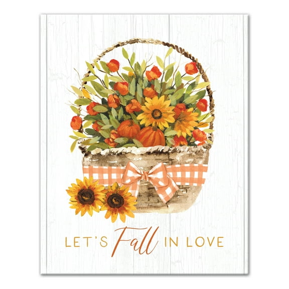 Creative Products Let's Fall In Love 16 x 20 Canvas Wall Art