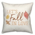 thumbnail image 1 of Creative Products Let's Fall In Love 18 x 18 Spun Poly Pillow, 1 of 3