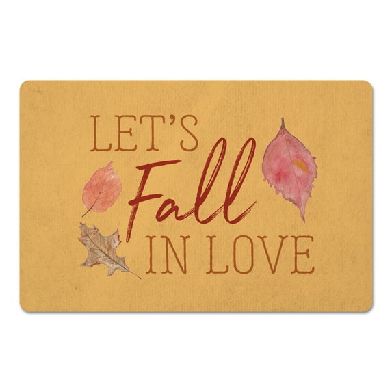 Creative Products Let's Fall In Love 18 x 27 Floor Mat