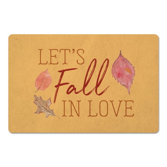 Creative Products Let's Fall In Love 18 x 27 Floor Mat