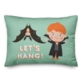 thumbnail image 1 of Creative Products Let's Hang Vampire Bat 20 x 14 Spun Poly Pillow, 1 of 3