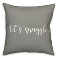 thumbnail image 1 of Creative Products Let's Snuggle 16x16 Spun Poly Pillow, 1 of 2