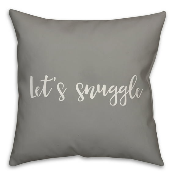 Creative Products Let's Snuggle 16x16 Spun Poly Pillow