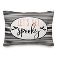 thumbnail image 1 of Creative Products Lets Get Spooky Black Stripes 14x20 Spun Poly Pillow, 1 of 3