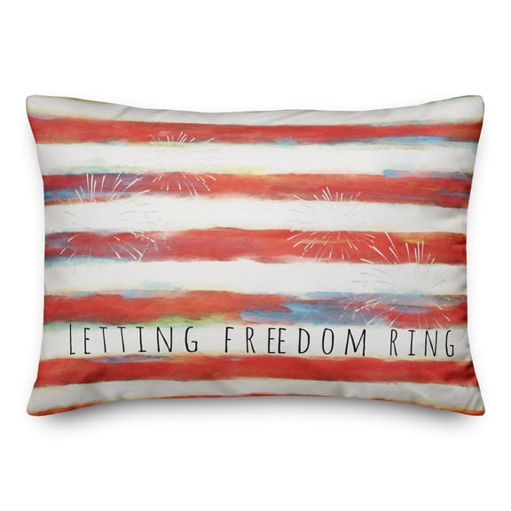 Creative Products Letting Freedom Ring 20 x 14 Spun Poly Pillow