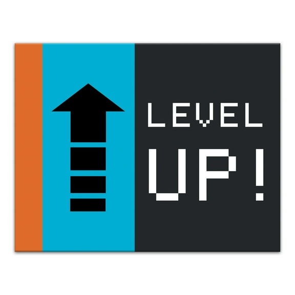 Creative Products Level Up! 11x14 Canvas Wall Art
