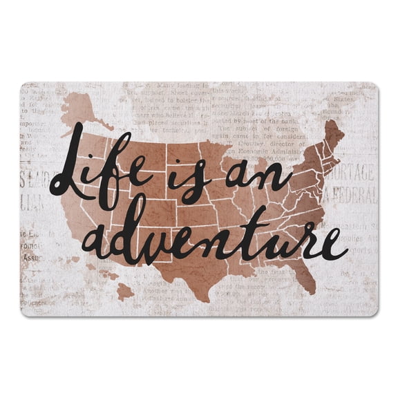 Creative Products Life Is An Adventure 27x18 Floor Mat