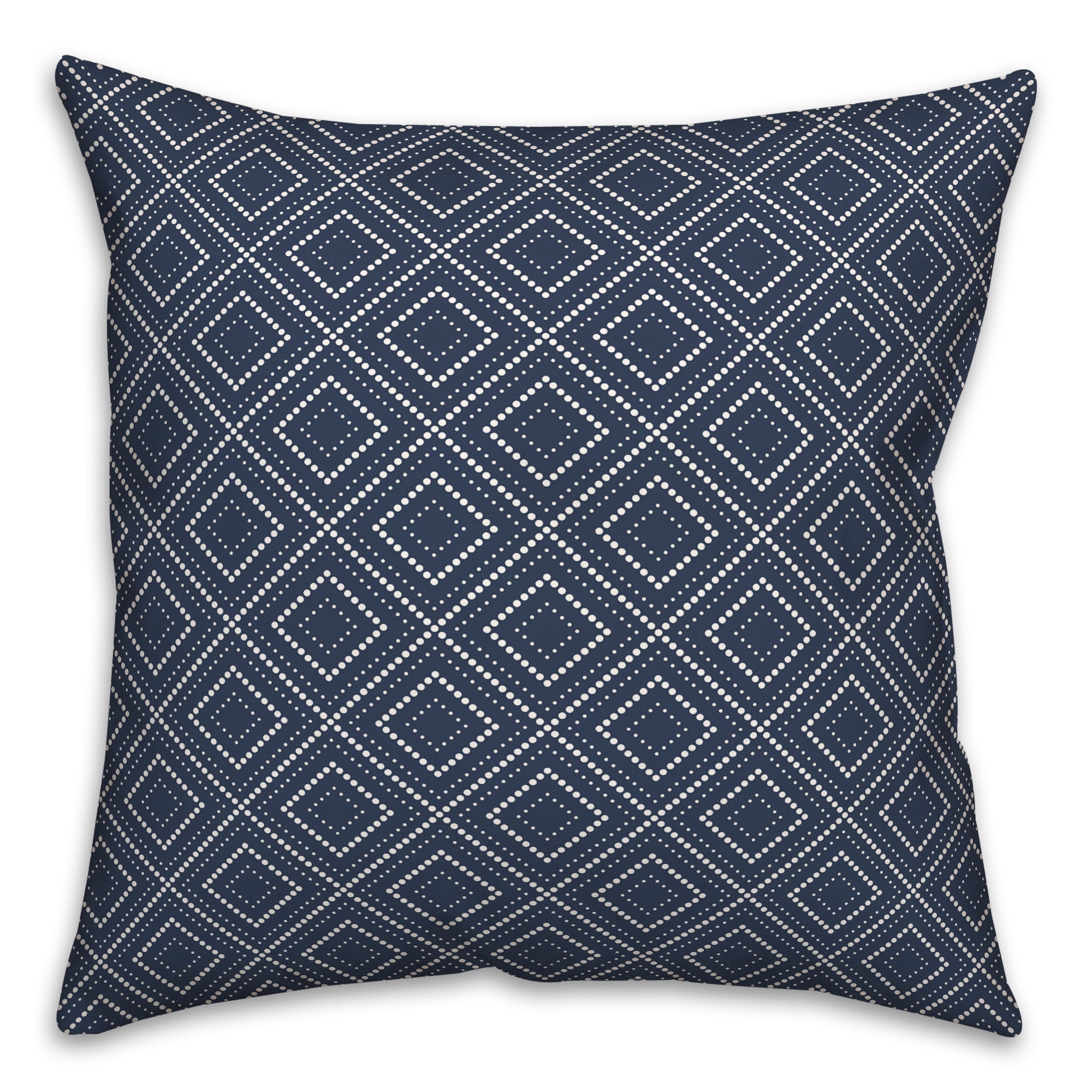 Nakano - Beige & White Modern Double Sided Indoor/Outdoor Pillow for Patio (20