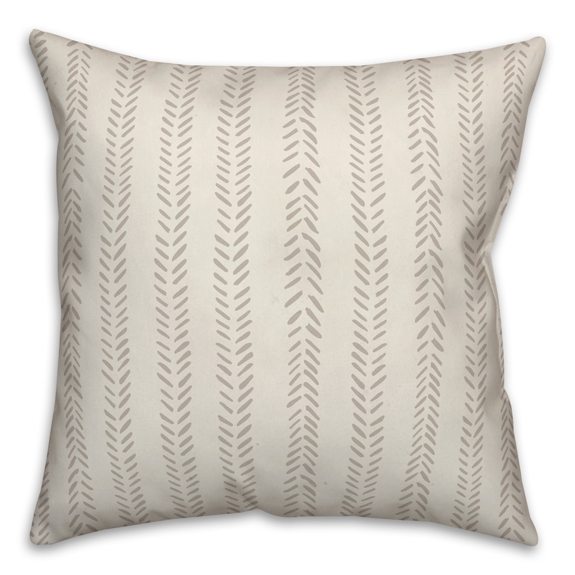 Creative Products Life is Better on the Porch Black and White 20x20 Indoor / Outdoor Pillow
