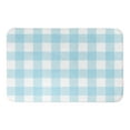 thumbnail image 1 of Creative Products Light Blue Buffalo Check 34x21 Bath Mat, 1 of 1