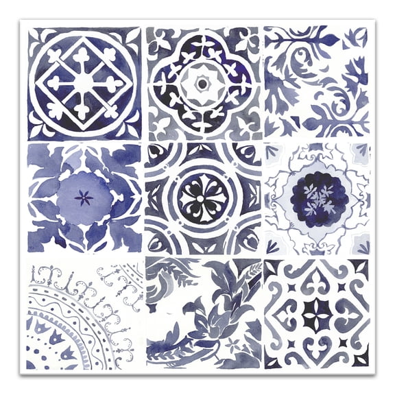 Creative Products Light Blue Tile Mosaic 20x20 Canvas Wall Art