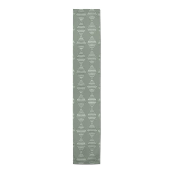 Creative Products Line Diamonds 16x72 Poly Twill Table Runner