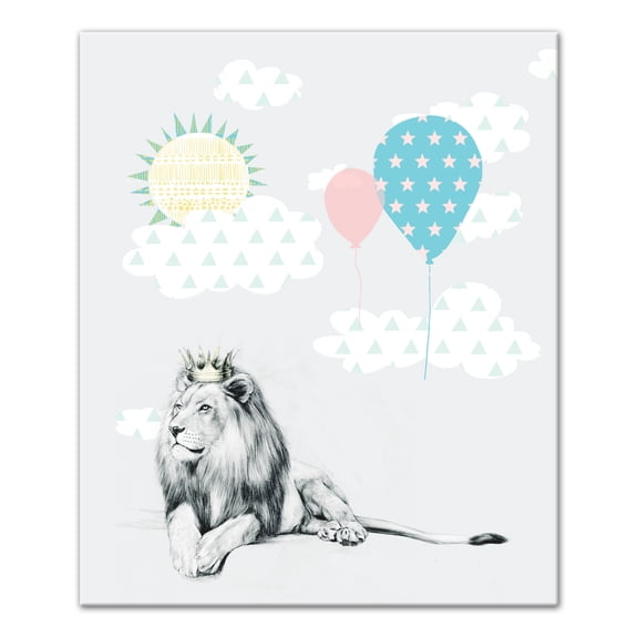 Creative Products Lion In The Sun  20x24 Canvas Wall Art