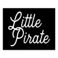 thumbnail image 1 of Creative Products Little Pirate Black 16x20 Canvas Wall Art, 1 of 5