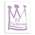 thumbnail image 1 of Creative Products Little Princess Purple 16x20 Canvas Wall Art, 1 of 5