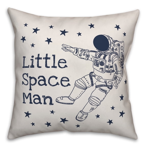 Creative Products Little Space Man 16x16 Spun Poly Pillow
