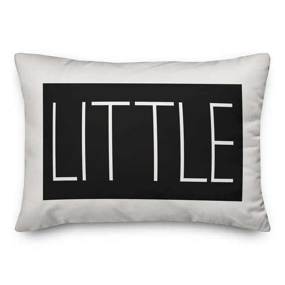 Creative Products Little Typography 14x20 Spun Poly Pillow