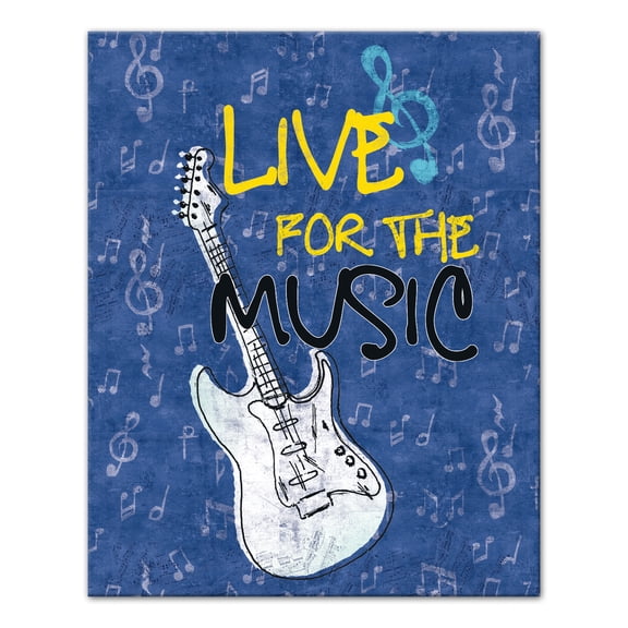 Creative Products Live For Music 16x20 Canvas Wall Art