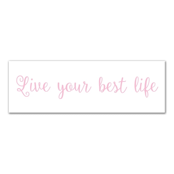 Creative Products Live Your Best Life 12x36 Canvas Wall Art