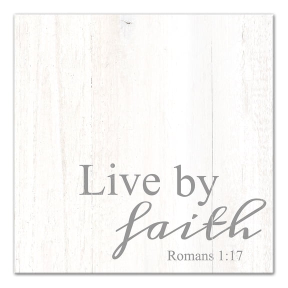 Creative Products Live by faith 12x12 Canvas Wall Art