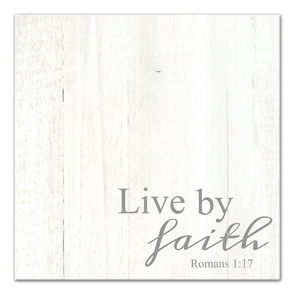Creative Products Live by faith 16x16 Canvas Wall Art