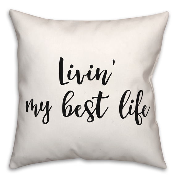 Creative Products Livin 18x18 Spun Poly Pillow